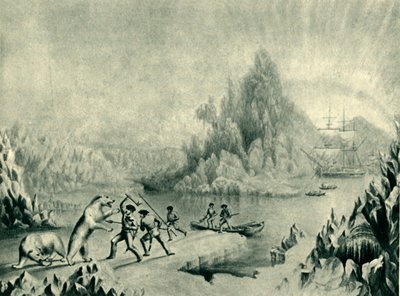 Una partida de rescate en busca de Sir John Franklin, siglo XIX, 1946 de Unbekannt