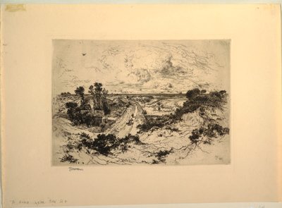 Un camino cerca del mar, Easthampton, Nueva York de Unbekannt