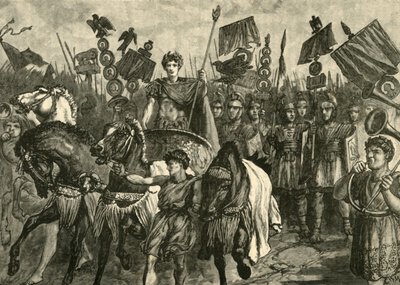 Un triunfo romano, 1890 de Unbekannt