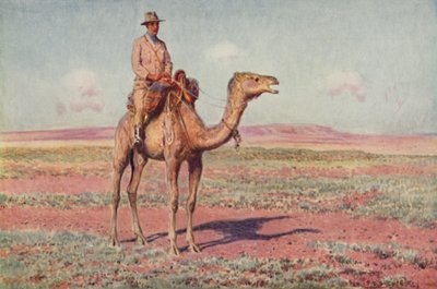 Una escena en Australia Central, 1923 de Unbekannt