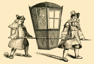Una silla de manos de Unbekannt