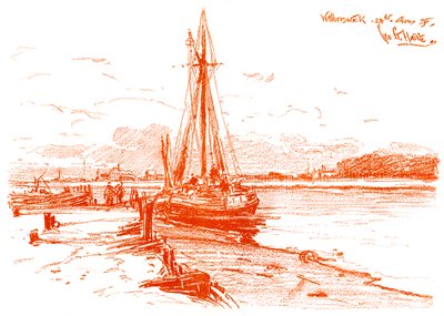 Un boceto en Walberswick, 1899 de Unbekannt