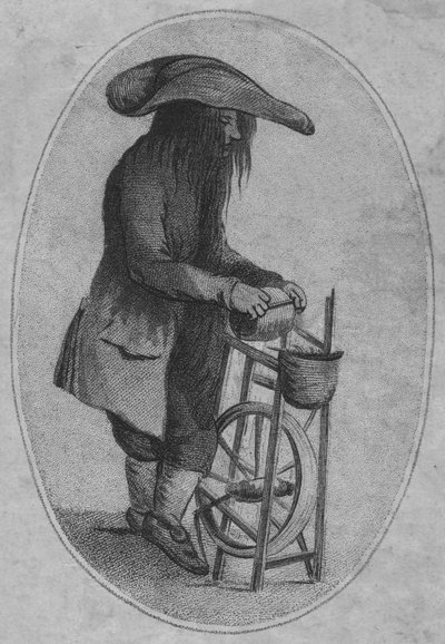 Un Boceto de un Afilador de Cuchillos, 1753 de Unbekannt
