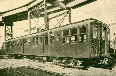 Un coche de acero, Ferrocarriles Eléctricos Subterráneos y Elevados de Nueva York de Unbekannt