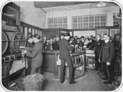 Un bar de vinos en Strand, Londres de Unbekannt