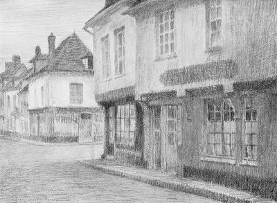 Una calle en Beauvais, 1901 de Unbekannt