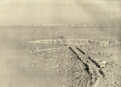 Una crevasse típica en superficie nivelada, c. 1908, 1909 de Unbekannt