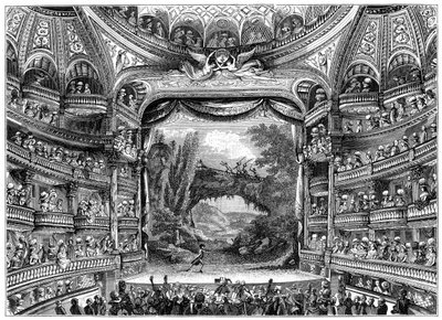 Una variedad de entretenimientos, Teatro Francés, 1789, 1885 de Unbekannt