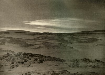 Una Vista al Norte, Hacia el Sol Moribundo, en marzo, c. 1908, 1909 de Unbekannt