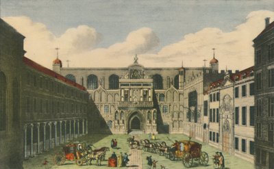 Vista del Guildhall de la Ciudad de Londres, c1750s, principios del siglo XIX, 1948 de Unbekannt
