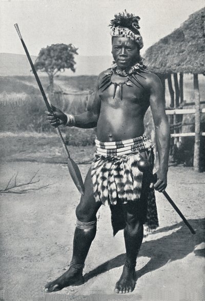 Un jefe zulú, 1902 de Unbekannt