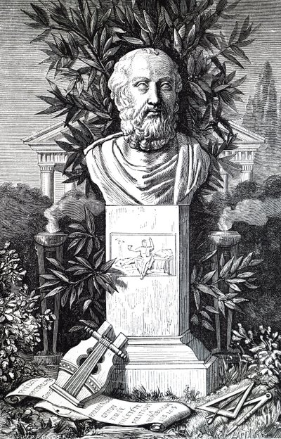 Un busto de Platón de Unbekannt