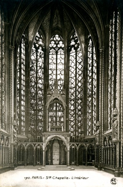 Interior de una capilla, París, Francia, siglo XX de Unbekannt
