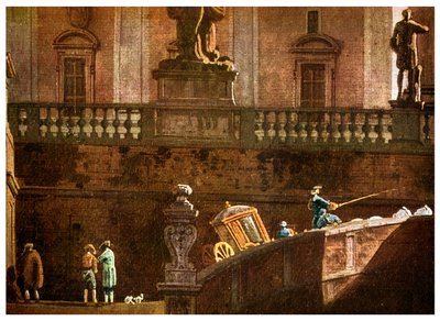 Un carruaje en Roma, siglo XVIII 1956 de Unbekannt