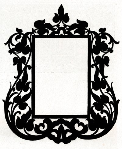 Un diseño para un marco de imagen titulado Estético, 1898 de Unbekannt