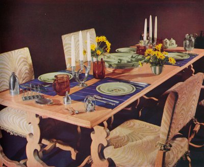 Una mesa de comedor, c. 1939 de Unbekannt