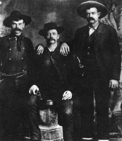 Una fotografía disputada del ladrón de trenes y forajido Sam Bass, c1877-1878 1954 de Unbekannt