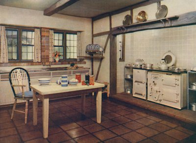 Cocina de una granja rediseñada por la Sra. Darcy Braddell, Londres, 1936 de Unbekannt