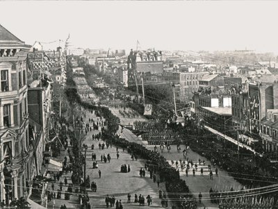 Un día de fiesta en la capital americana, Washington DC, EE.UU., 1895 de Unbekannt