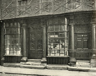 Una tienda fina en Artillery Row, Houndsditch, Londres, de la segunda mitad del siglo XVIII de Unbekannt