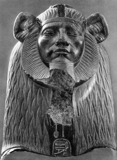 Una esfinge de granito del Rey Amenemhat III, c. 1820 a.C. de Unbekannt