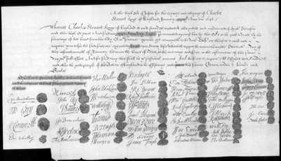 Una carta relacionada con Charles Stuart, Bonnie Prince Charlie, siglo XVIII de Unbekannt
