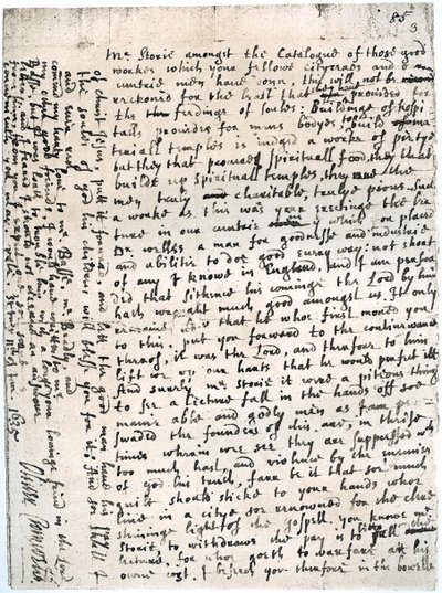 Una carta a un Sr. Storie por Oliver Cromwell, St Ives, 11 de enero, 1635-1636, 1899 de Unbekannt
