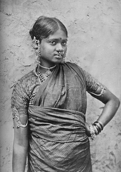 Una bailarina nautch, Presidencia de Madrás, 1902 de Unbekannt