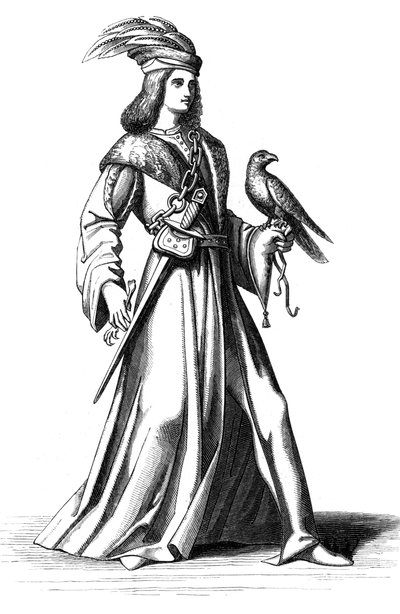 Un noble de Provenza, Francia, siglo XV, 1849 de Unbekannt