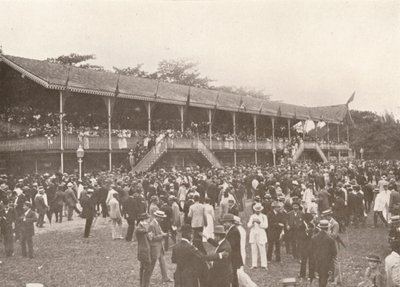 Una parte del Recinto del Hipódromo del Derby Club, 1914 de Unbekannt