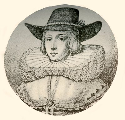 Retrato de una dama holandesa, con sombrero de ala ancha y gorguera, mediados del siglo XVII, 1937 de Unbekannt