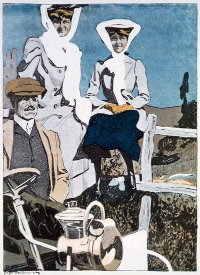 Una impresión de la revista alemana Simplicissimus, 10 de junio de 1907 de Unbekannt
