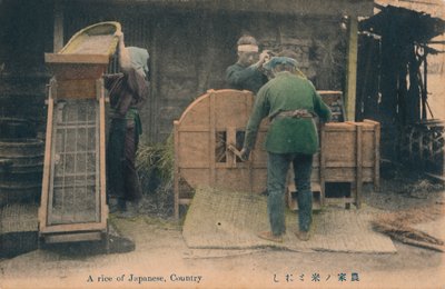 Una carrera de japoneses, campo, c1910 de Unbekannt