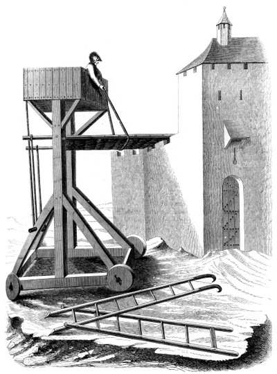 Plataforma de asalto de sitio, siglo XV de Unbekannt