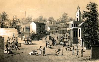 Una calle en Bombay de Unbekannt