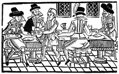 Una cena, principios del siglo XVII de Unbekannt