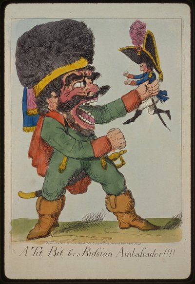Un bocado para un embajador ruso!!!, 1803 de Unbekannt
