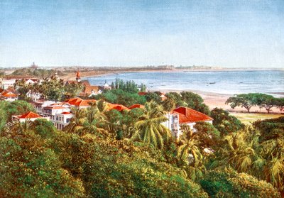 Una vista desde la cresta, Bombay, India, principios del siglo XX de Unbekannt