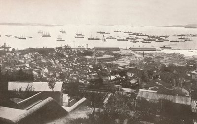 Vista de los nuevos muelles en el momento de la construcción, 1914 de Unbekannt