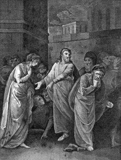 Una mujer acusada de adulterio, 1813 de Unbekannt