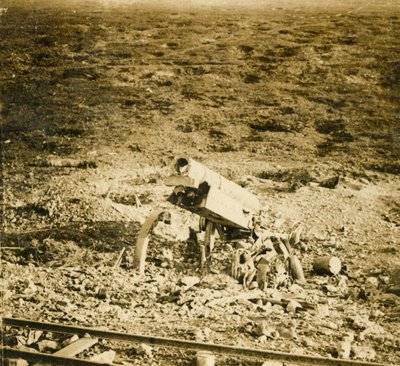 Cañón abandonado de 155, c1914-c1918 de Unbekannt