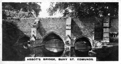 Puente de los Abades, Bury St Edmunds, Suffolk, c1920s de Unbekannt