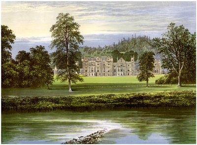 Abbotsford, Roxburghshire, Escocia, hogar de la familia Scott, c1880 de Unbekannt