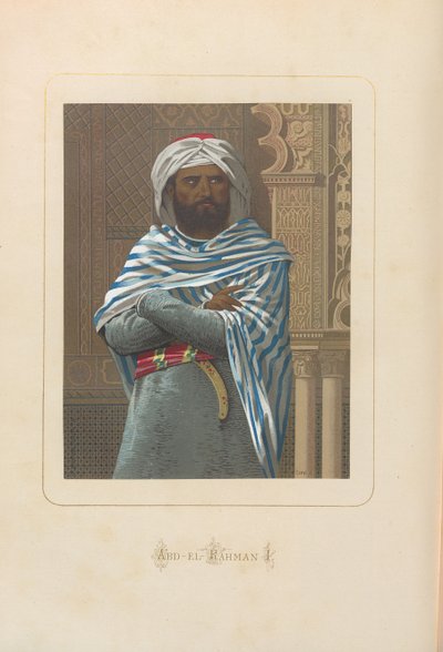 Abd al-Rahman I. De: Hombres y mujeres célebres de todos los tiempos por Juan Landa, 1875-1877 de Unbekannt
