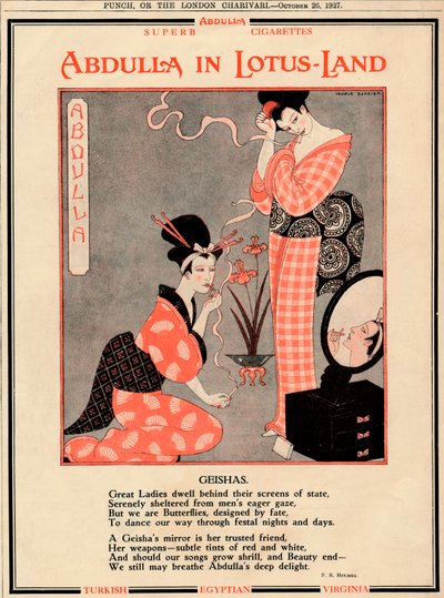Abdulla en Lotus-Land - Geishas, 1927 de Unbekannt