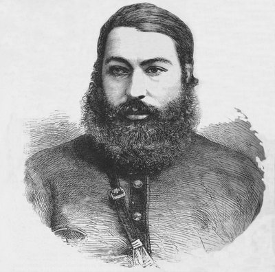 Abdur Rahman Khan, Emir de Afganistán, c. 1880 de Unbekannt