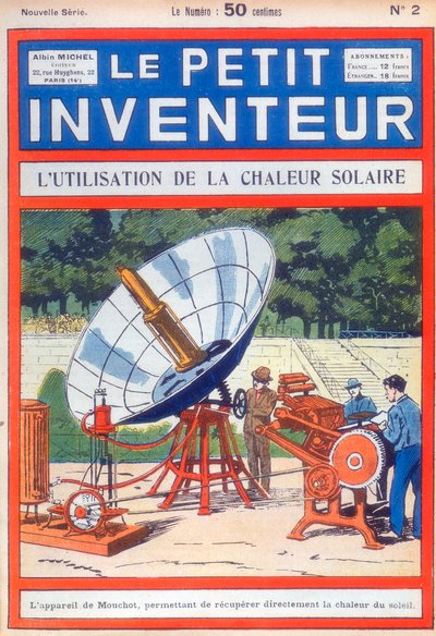 Prensa de impresión solar de Abel Pifre, c1894 [c1927 de Unbekannt