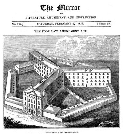 Asilo de Abingdon, Oxfordshire, construido para la Unión de Abingdon, 1836 de Unbekannt