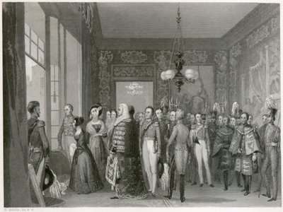 Accesión de la Reina Victoria, Palacio de St James, Westminster, Londres, 1837 de Unbekannt