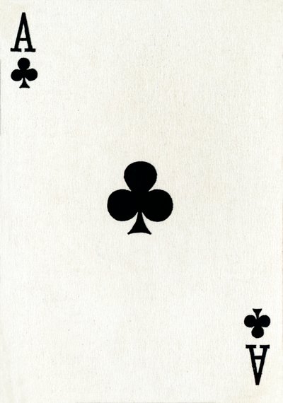 As de Tréboles de una baraja de cartas de Goodall & Son Ltd., c1940 de Unbekannt